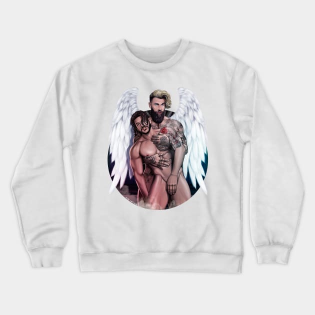 Angel on earth Crewneck Sweatshirt by TheArtOfRichie